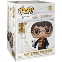 FUNKO POP! - Harry Potter Mit Hedwig Figur - Harry Potter 46cm -Laden Für Lernspielzeug 1 funko pop figure harry potter harry potter supersized 18 box
