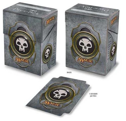 Ultra Pro Magic The Gathering Deckbox Black Mana 1 Ultra Pro Magic The Gathering Deckbox Black Mana