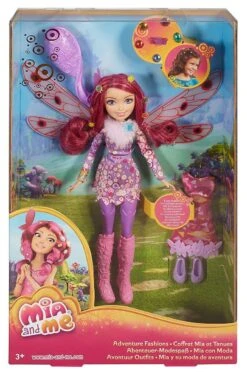 MATTEL Mia And Me - Abenteuer-Modespass Mia Puppe
